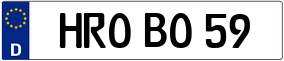 Truck License Plate